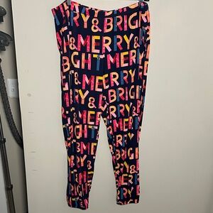 Soma Multicolor Graphic Merry & bright pajama pants